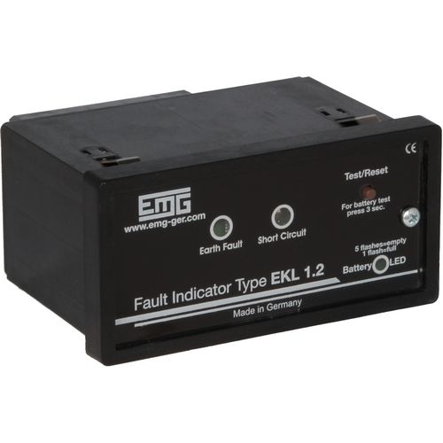 Indicador de cortocircuito - EKL series - Elektro Mechanik - de defectos de masa / LED / para montaje sobre panel