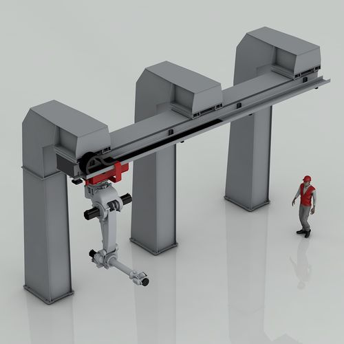Eje lineal de piñón y cremallera - Lucas - eléctrico / para robots / de alta eficacia