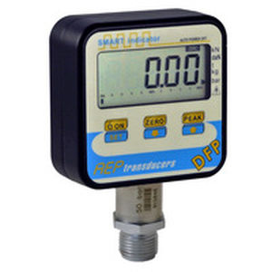 Manómetro con pantalla LCD - DFP series  - AEP transducers - roscado / electrónico / de proceso