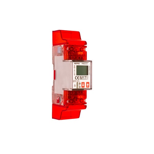 Contador de energía eléctrica monofásico - PRO2 series - inepro Metering BV - en riel DIN / con pantalla LCD / Modbus