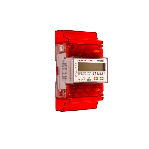 Contador de energía eléctrica trifásico - PRO380 series - inepro Metering BV - en riel DIN / Modbus / salida de impulsos