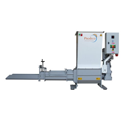 Compactador de basura para poliestireno - POLYBRIK T200 series - Prodeco - estacionario / horizontal