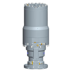 Actuador para válvula neumático - BRCF 4000 HT series - Damcos - tipo cuarto de vuelta / compacto / con retorno por muelle