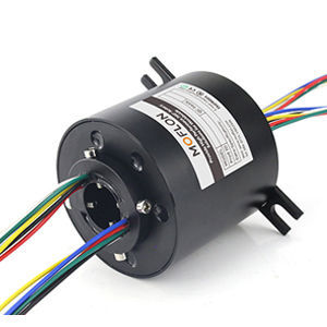 Anillo colector eléctrico - GHS1256 Series - MOFLON - eje pasante / de alta velocidad
