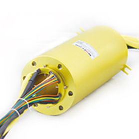 Anillo colector PROFIBUS - MSE2025 series - MOFLON - eje pasante / para servomotor / de oro