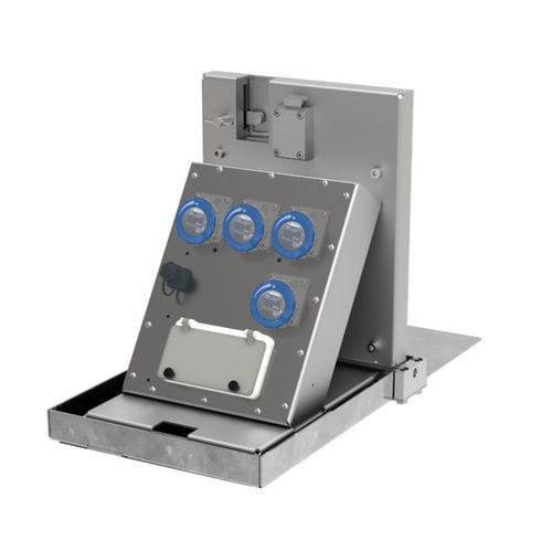 Bolardo retráctil automático - EDR12 - La Barrière Automatique - eléctrico / de acero inoxidable