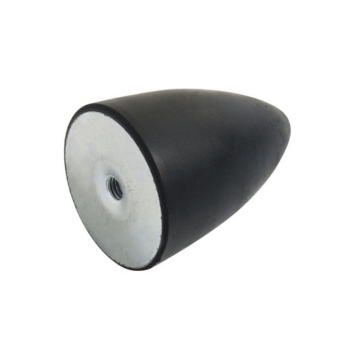Soporte antivibratorio cónico - AF860 - Berardi Bullonerie srl - de acero zincado / de caucho
