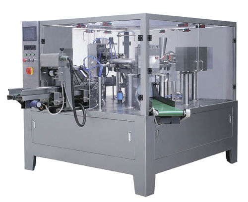 Llenadora selladora automática - 30-6L - AMTEC Packaging Machines - rotativa / de bolsas / para productos a granel