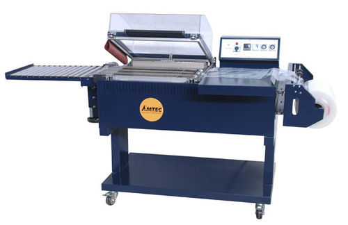 Máquina de embalaje semiautomática - max. 450 x 300 mm, 12 - 17 p/min | W17-LA - AMTEC Packaging Machines - de film termorretráctil / de campana