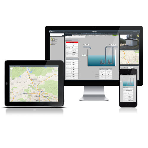 Software de supervisión - AquaView - FLYGT - de adquisición de datos / de SCADA / de control