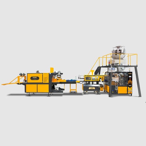 Ensacadora vertical - PAKETTO 5050K - T10DS - SAGBIL PACKAGING MACHINES - VFFS / enteramente automática