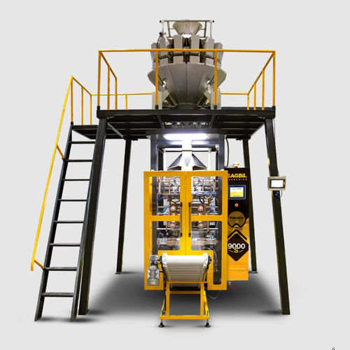 Máquina de acondicionamiento automática - PAKETTO 9000S - 14 TD - SAGBIL PACKAGING MACHINES - de granulado / para la industria agroalimentaria