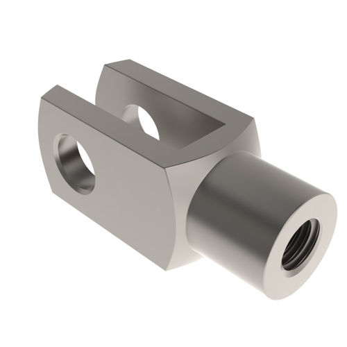 Cabeza de horquilla con taladro transversal templado - Gebert GmbH & Co. KG - de acero / de acero inoxidable