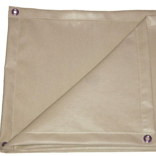 Manta de soldadura aluminizada - Ningguo BST Thermal Products Co.,Ltd - de fibra de vidrio / de tejido de vidrio recubierto de silicona / de fibra acrílica