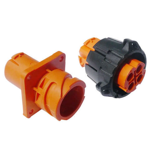 Conector de datos - APD 4-way - ITT Cannon - DIN / circular / de engaste