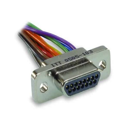 Conector RF - MDM  - ITT Cannon - micro-D / coaxial / rectangular