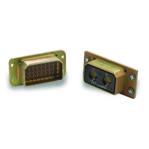 Conector de datos - DPA - ITT Cannon - IDE / rectangular / enchufe ciego