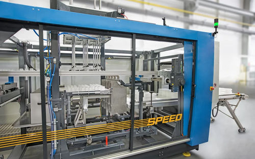 Máquina apiladora de film - Kiefel GmbH - de cintas transportadoras / automática