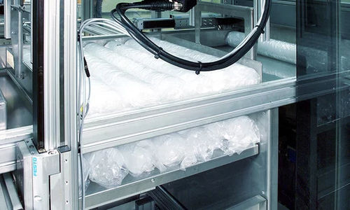 Aplicadora de sleeves automática - Vertisleever - Kiefel GmbH - para manguera / de vasos