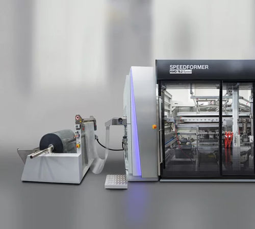 Desbobinador de film - KA - Kiefel GmbH - con dispositivo de elevación