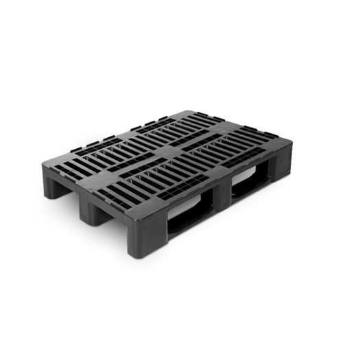Palé de plástico reciclado - LOGIC 1208-H1 - NAECO PACKAGING - Euro / de manipulación / de transporte
