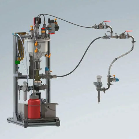 Sistema de dosificación de cola - ViscoTec Pumpen- u. Dosiertechnik GmbH - de líquidos / volumétrico