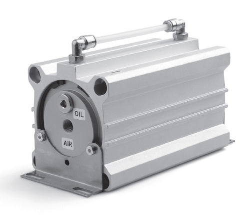 Depósito de regulación de caudal - S series - ARTEC SRL - de aceite / de metal / horizontal