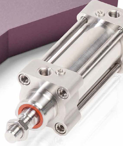 Cilindro neumático - YDM - ARTEC SRL - de doble efecto / de acero inoxidable / ISO