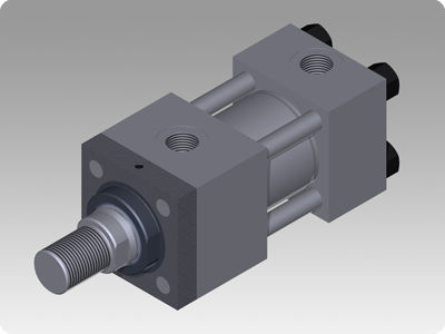 Cilindro hidráulico - CMB A3  - CMB Cilindri - de doble efecto / compacto