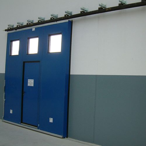 Puerta corredera - PS 3000 - SACIL HLB - de metal / para exteriores / industrial