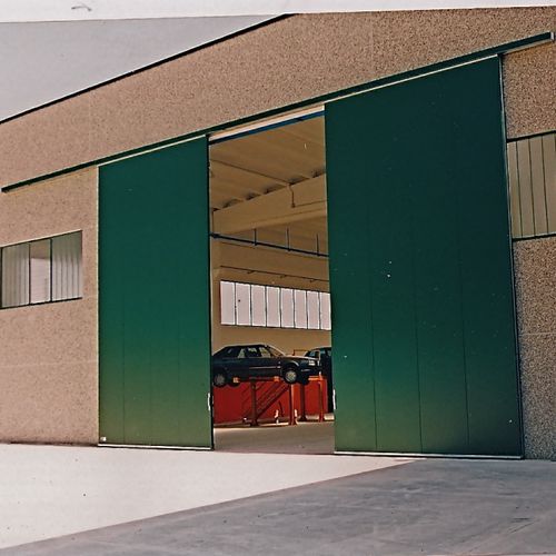 Puerta corredera - PS 3000 PB - SACIL HLB - de metal / de hangar / industrial