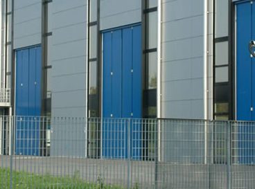 Puerta plegable - PG 10000 - SACIL HLB - de hangar / industrial / de grandes dimensiones