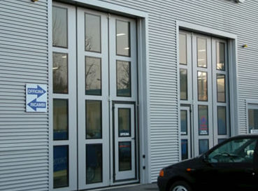Puerta plegable - PL3000 MAN - SACIL HLB - para exteriores / industrial
