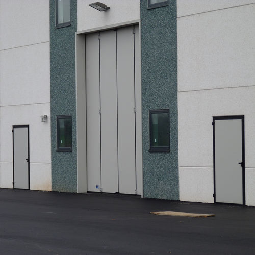 Puerta plegable - PG3000 - SACIL HLB - de hangar / industrial