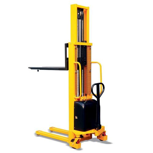 Apiladora semieléctrica - MES series - i-lift Equipment Ltd. - con operador a pie