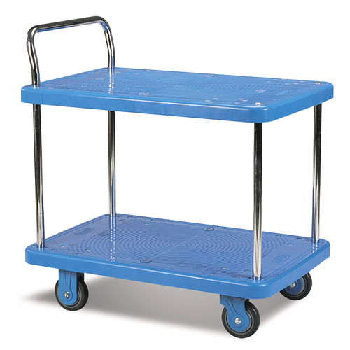 Carro de manipulación - PG series - i-lift Equipment Ltd. - de plástico / 2 niveles / de plataforma