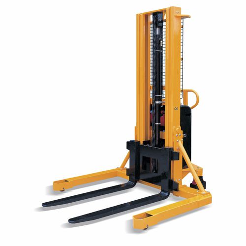 Apiladora semieléctrica - MW10 series - i-lift Equipment Ltd. - con operador a pie / con largueros de retención