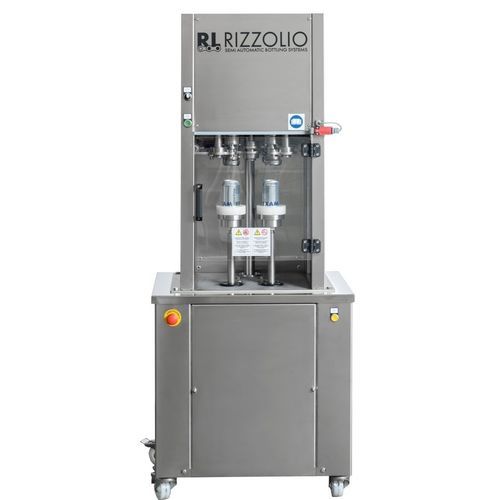 Engastadora de latas - Rizzolio s.r.l - semiautomática / neumática / de doble cabezal