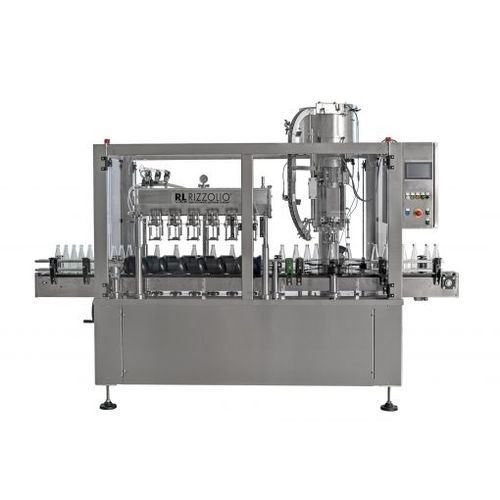 Llenadora taponadora de monobloque - 6-1-1 - Rizzolio s.r.l - para bebida gaseosa / enteramente automática