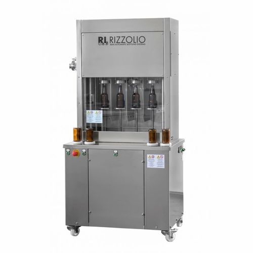 Máquina de llenado semiautomática - RLV-iSo - Rizzolio s.r.l - para botellas de vidrio / de bebidas / de agua