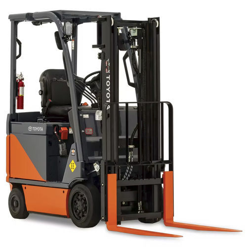 Carretilla elevadora eléctrica - 8FBCU series - Toyota Industrial Equipment - con operador sentado / para interior / para la industria agroalimentaria
