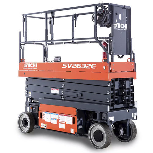 Plataforma elevadora de tijera móvil - SV series - Toyota Industrial Equipment - eléctrica / para uso en interiores y exteriores / para almacén