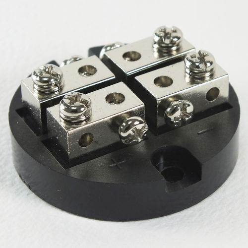 Bloque de conexión para montaje sobre panel - N series - Temperature Technology Ltd - con tornillo / para sensor de temperatura / 3 polos