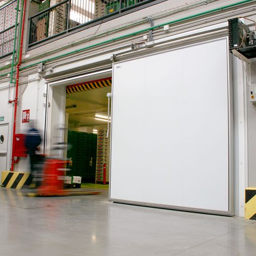 Puerta corredera - IFIRE EI2-60 - Infraca - de metal / industrial / para cámara frigorífica