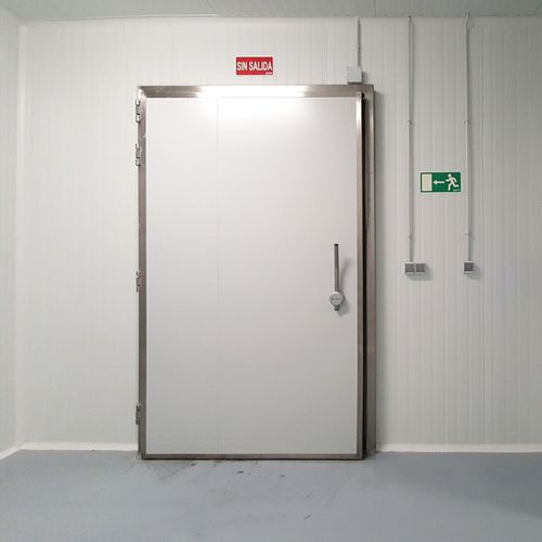 Puerta con bisagra - IFIRE EI2-90 - Infraca - pivotante / de acero inoxidable / de acero