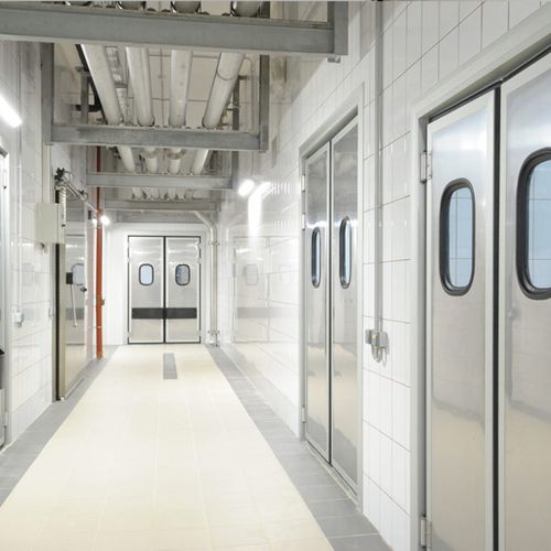 Puerta abatible - Infraca - para interior / industrial / para cámara frigorífica