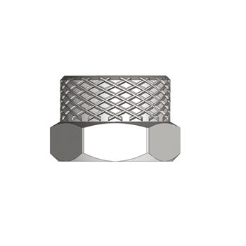 Tuerca hexagonal - RPN - Ningbo Parmicro Fluid Technology CO.,LTD - de latón niquelado / roscada