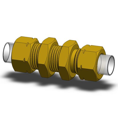 Racor pasamuros - CNM - Ningbo Parmicro Fluid Technology CO.,LTD - hidráulico / de compresión / ISO