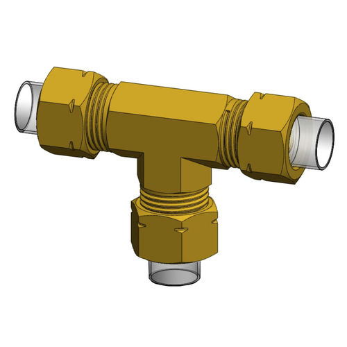 Racor unión - CNHUT - Ningbo Parmicro Fluid Technology CO.,LTD - hidráulico / de compresión / en T