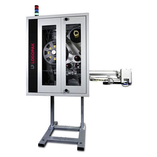 Etiquetadora automática - 850 series - LOGOPAK - para palés / para aplicación en el lateral del producto / compacta